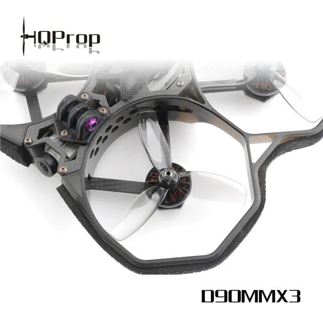 HQProp D90mmx3 for Cinewhoop Grey (set of 4) 2 HQProp D90mmx3 for Cinewhoop Grey (set of 4) - Image 2
