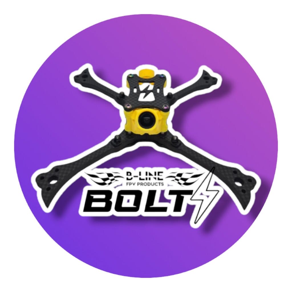 b line bolt 5″ fpv racing frame kit display product image