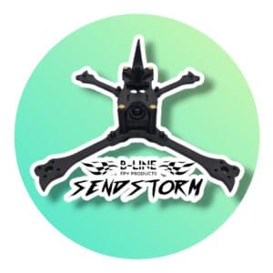 B-Line Sendstorm 5″ FPV Racing Frame Kit V1.4