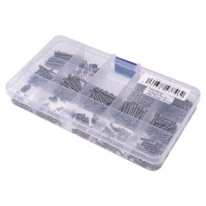 Plexa M2 Torx 304 Stainless Steel Button Bolts, Nut and Washer Assorted Kit (400 pack)