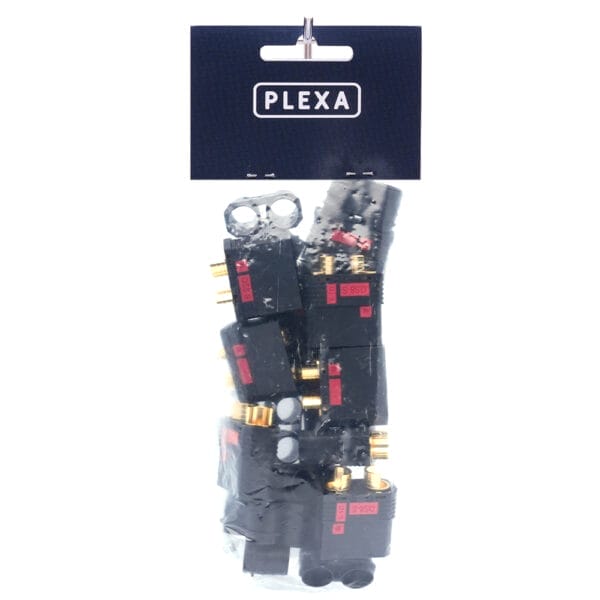 plexa qs8 female and male connectors with sheath pack of 10 syntegra australia package