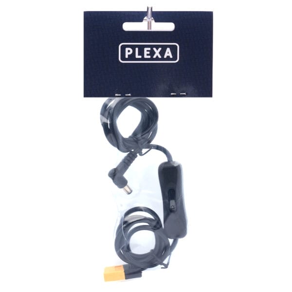 plexa xt60 male to dc5 5 with on off switch 1 2m syntegra australia package