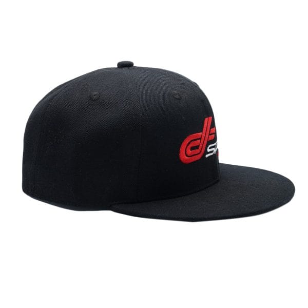 dspec racing original snapback australia spec racing merchandise hat display logo close up side profile