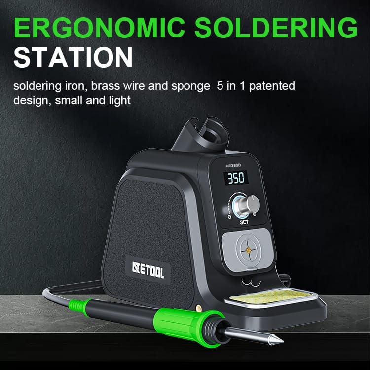 ATETOOL 380D Desk Soldering Station 80W AU w/ Tips 8 etool 380d desk soldering station 80w au mantisfpv australia product showcase description 01