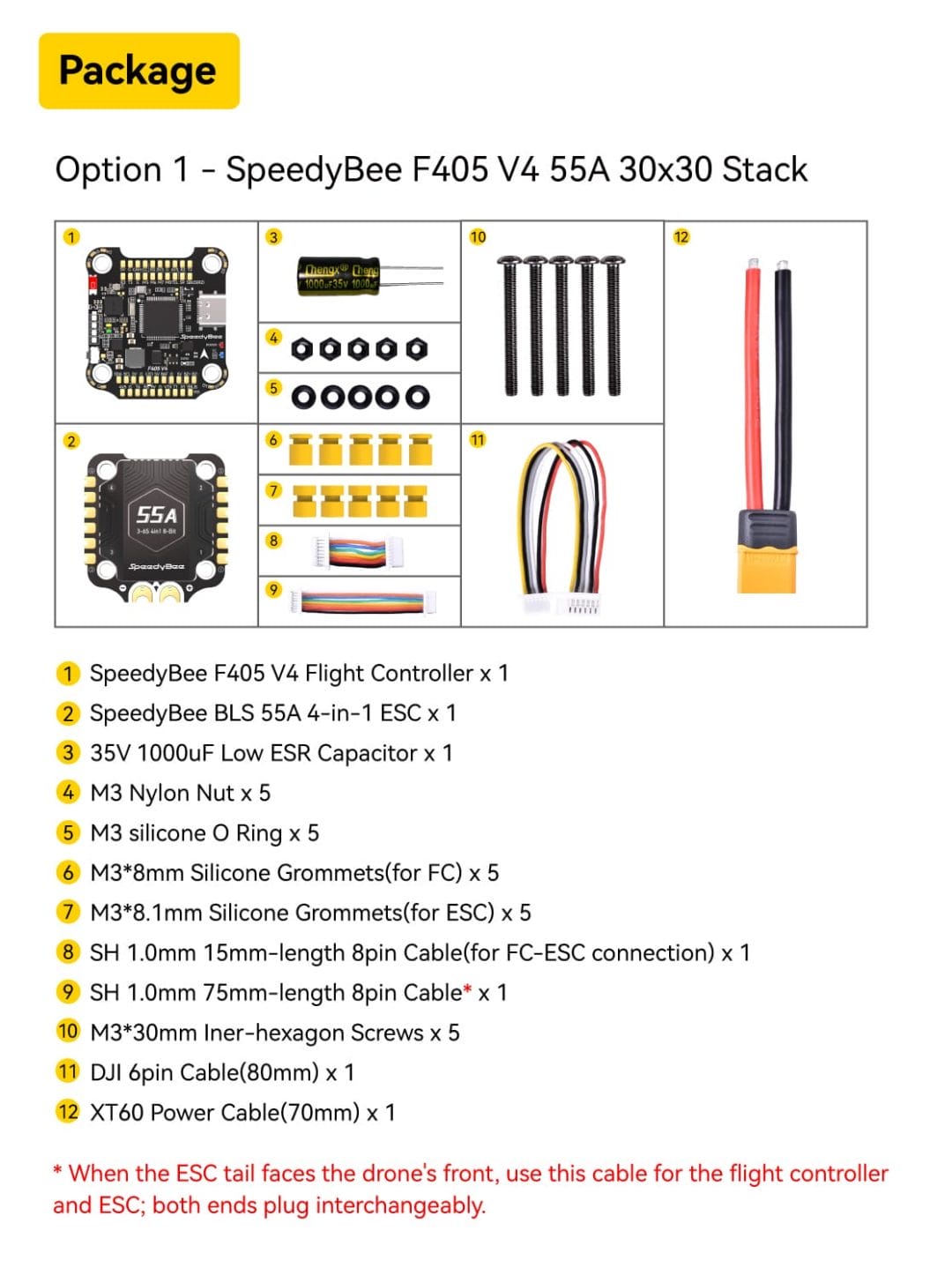 speedybee f405 v4 bls 55a 30x30 stack mantisfpv australia product information description 24
