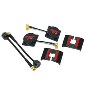 Video 94 TrueRC X-Air 5.8 MK II Pair Combo Core for HDZero Goggles RHCP