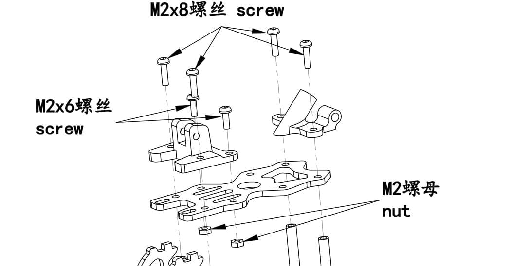 happymodel crux35 3 5inch frame kit build guide 1