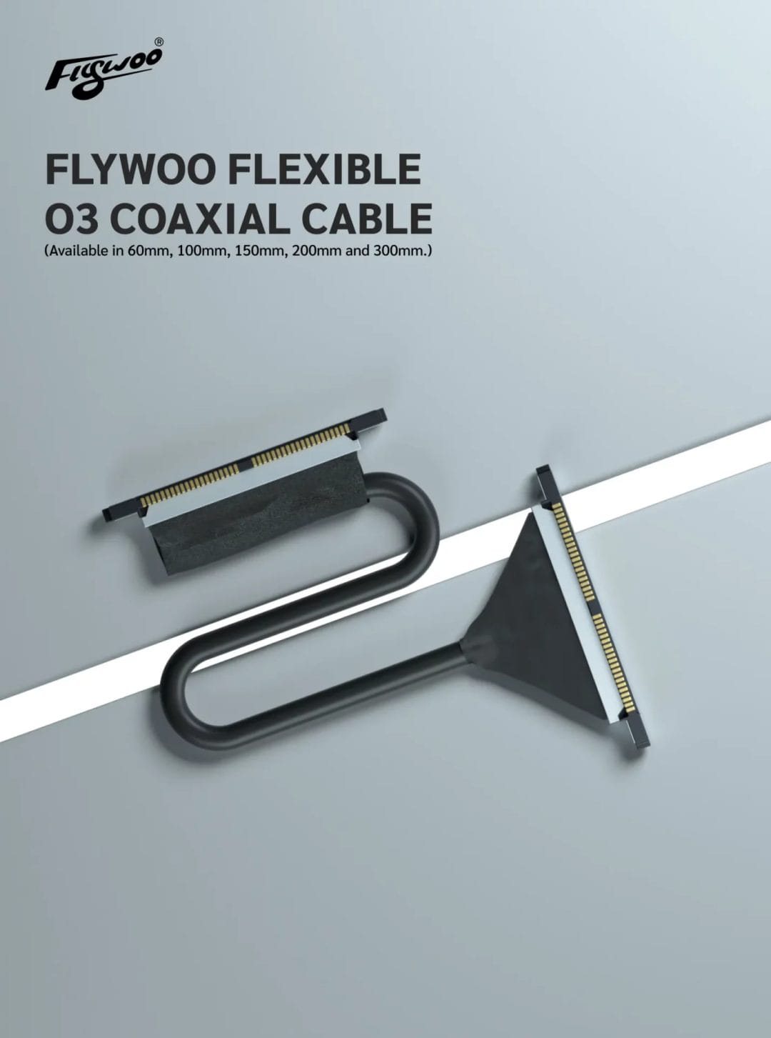 flywoo dji o3 air unit coaxial cable 100150200mm mantisfpv australia product image 01