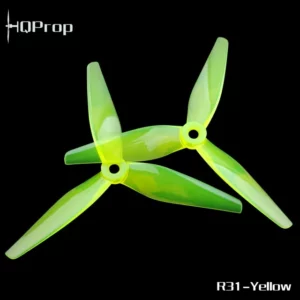 hqprop r31 5 1x3 1x3 propeller set of 4 mantisfpv australia product showcase betaflight yellow