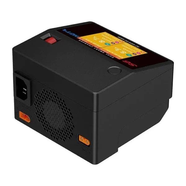 hota s6 dual channel ac400w dc325x2 15a 1 6s smart charger ac dc charger mantisfpv australia product showcase new display fan