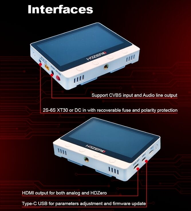 hdzero monitor hdz3581 mantisfpv australia mantisfpv australia product drone showcase boot interface