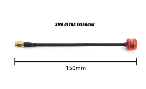 RushFPV Cherry 2 Extra Extended Antenna 5.8G RHCP SMA 150mm (2-pack) 12 rushfpv cherry 2 antenna 5 8g mantisfpv australia product description 08 Medium