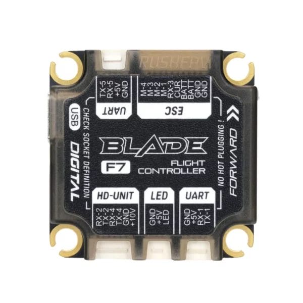 rushfpv rush blade extreme f722 60a digital stack 30x30mm f7 fc 60a bl32 esc mantisfpv australia product showcase hd fc