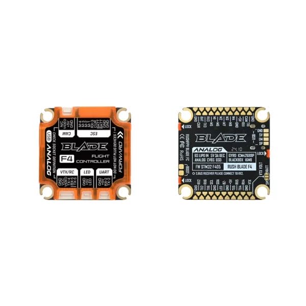 rushfpv rush blade sport f405 50a analog stack 30x30mm f4 fc 50a bl32 esc mantisfpv australia product showcase image flight controller