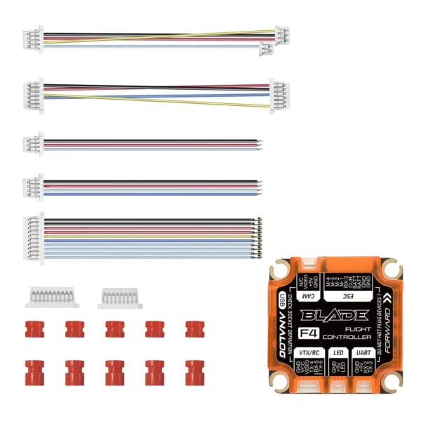 rushfpv rush blade sport f405 50a analog stack 30x30mm f4 fc 50a bl32 esc mantisfpv australia product showcase includes