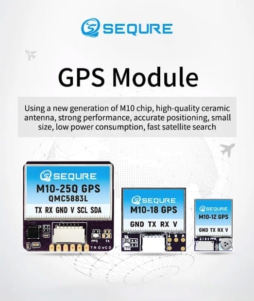 sequre m10 gps compact fast positioning qmc5883l compass mantisfpv australia description 01
