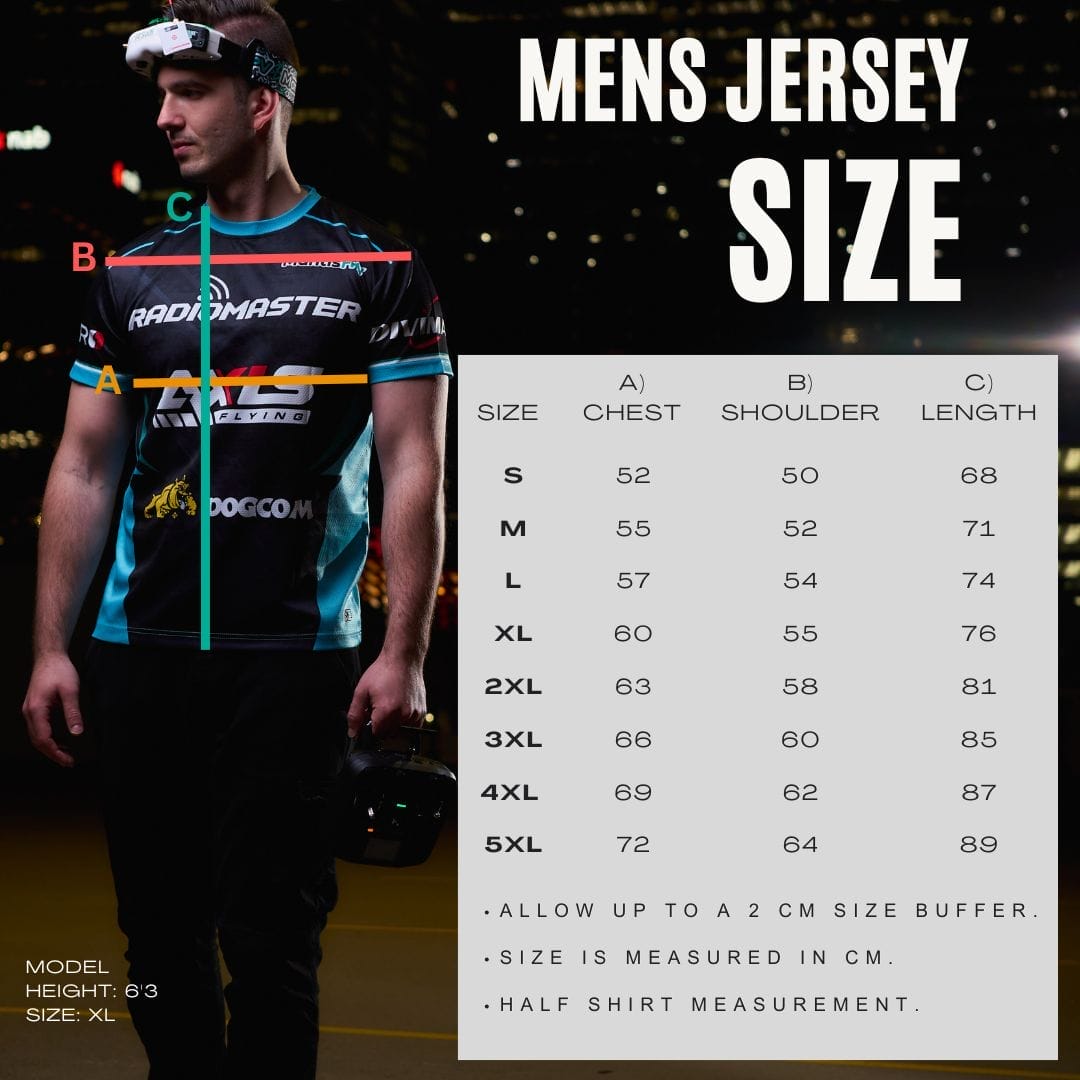 MantisFPV Pilot Sponsor Jersey 2025 16 size men