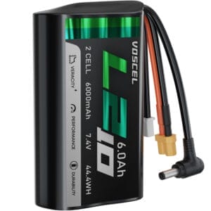 Voscel L210 6000mAh 2S 10C 7.4V 44.4Wh Battery DC5.0 with XT30