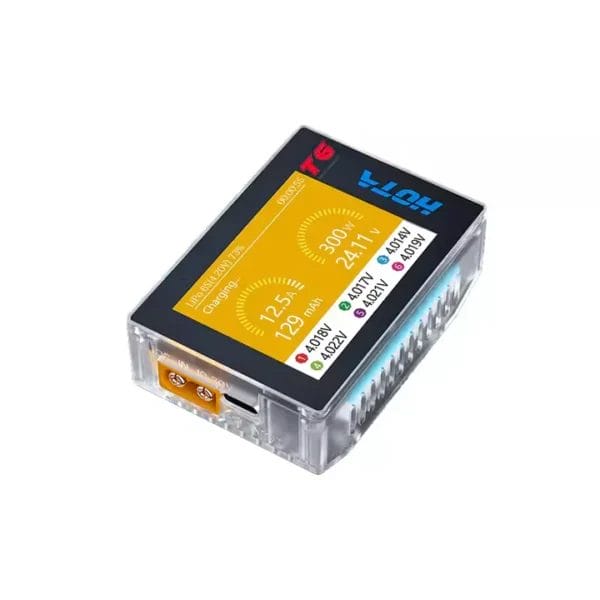 HOTA T6 DC 300W PD 90W 15A 1-6S Pocket LiPo Battery Charger (DC charger) - Image 3