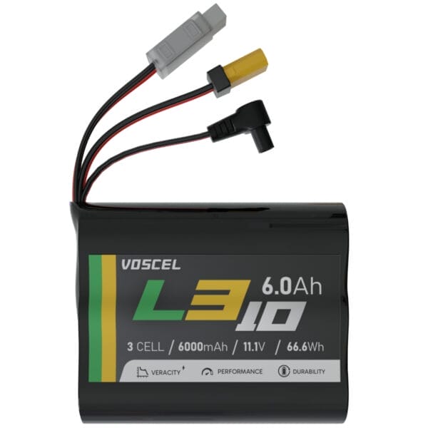 Voscel L310 6000mAh 3S 10C 11.1V 66.6Wh Battery DC5.0 with XT30 - Image 2