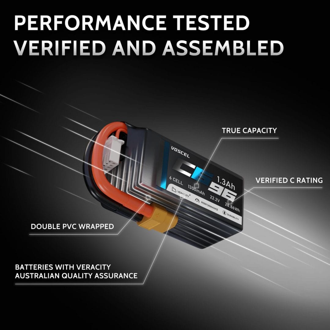 Voscel C660 1550mAh 6S 60C 22.2V 34.41Wh Battery with XT60 10 voscel lipo battery category cinema 05