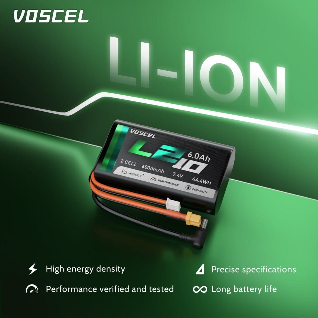 Voscel L410 4500mAh 4S 10C 14.8V 66.6Wh 21700 Battery XT60 5 voscel lipo battery category liion 01