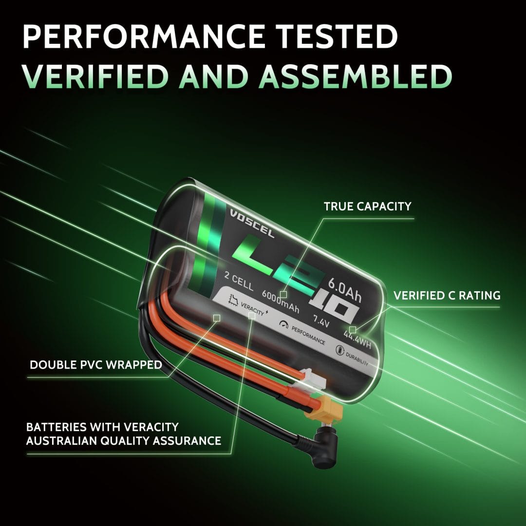 Voscel L410 4500mAh 4S 10C 14.8V 66.6Wh 21700 Battery XT60 9 voscel lipo battery category liion 05