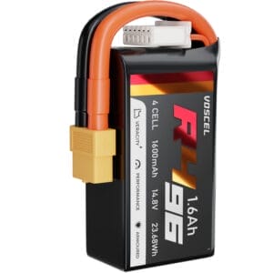 Voscel R496 1600mAh 4S 96C 14.8V 23.68Wh Battery with XT60