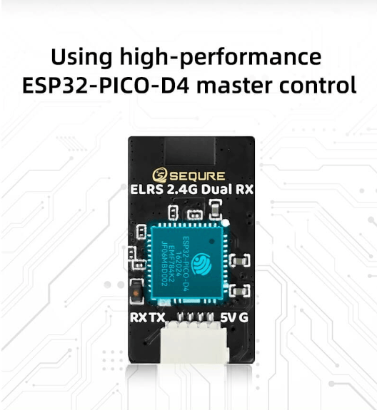Sequre 2.4GHz Dual RX True Diversity Dual Antenna Receiver Omni Directional 10 sequre 2 4ghz dual rx true diversity dual antenna receiver omni directional mantisfpv australia product showcase drone description 03