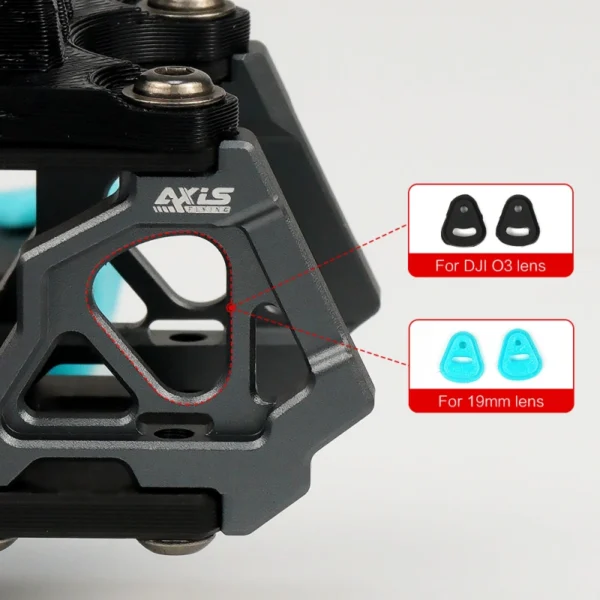 AxisFlying Manta 3.6inch Frame Kit Squashed X with Side plates - Image 5
