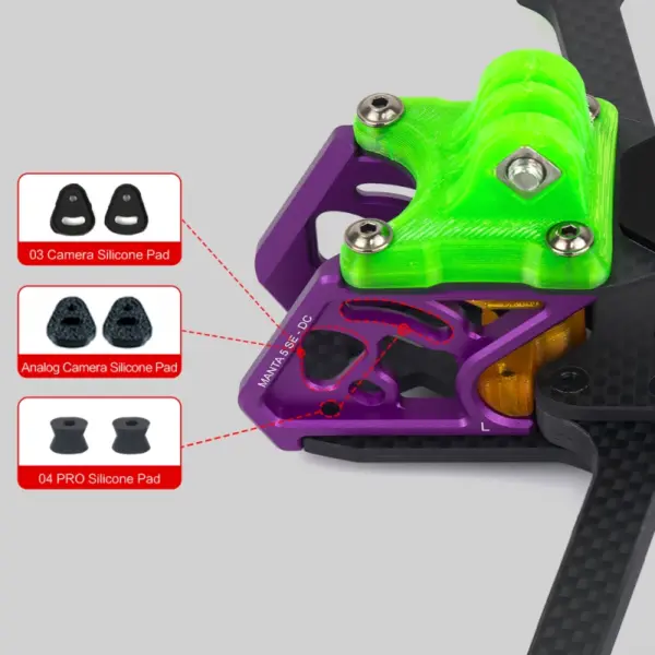 Axis Flying Manta 5 SE DC Frame Kit O4 with 3D Prints - Image 3
