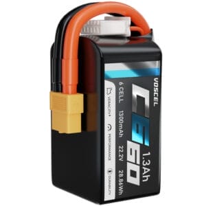 Voscel C660 1300mAh 6S 60C 22.2V 28.86Wh Battery with XT60