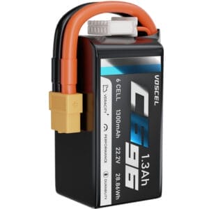 Voscel C696 1300mAh 6S 96C 22.2V 28.86Wh Battery with XT60