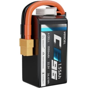 Voscel C696 1550mAh 6S 96C 22.2V 34.41Wh Battery with XT60