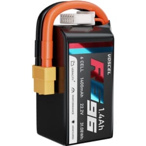 Voscel R696 1400mAh 6S 96C 22.2V 31.08Wh Battery with XT60