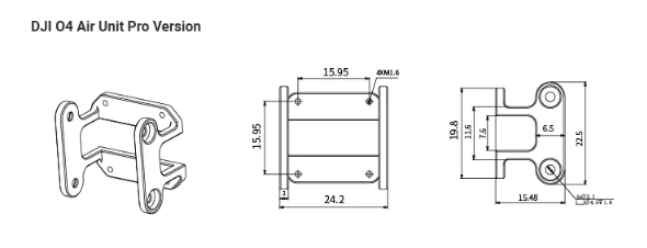 HEQUAV G-Port Axis Stabilisation Gimbal Analog Camera MantisFPV