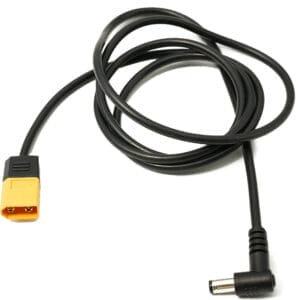 Plexa XT60 Male to DC 5.0mm Right Angle Goggle Cable 1.2m