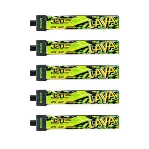 BetaFPV LAVA Series II 1S 320mAh 95C BT2.0/A30 Battery (5 pack)