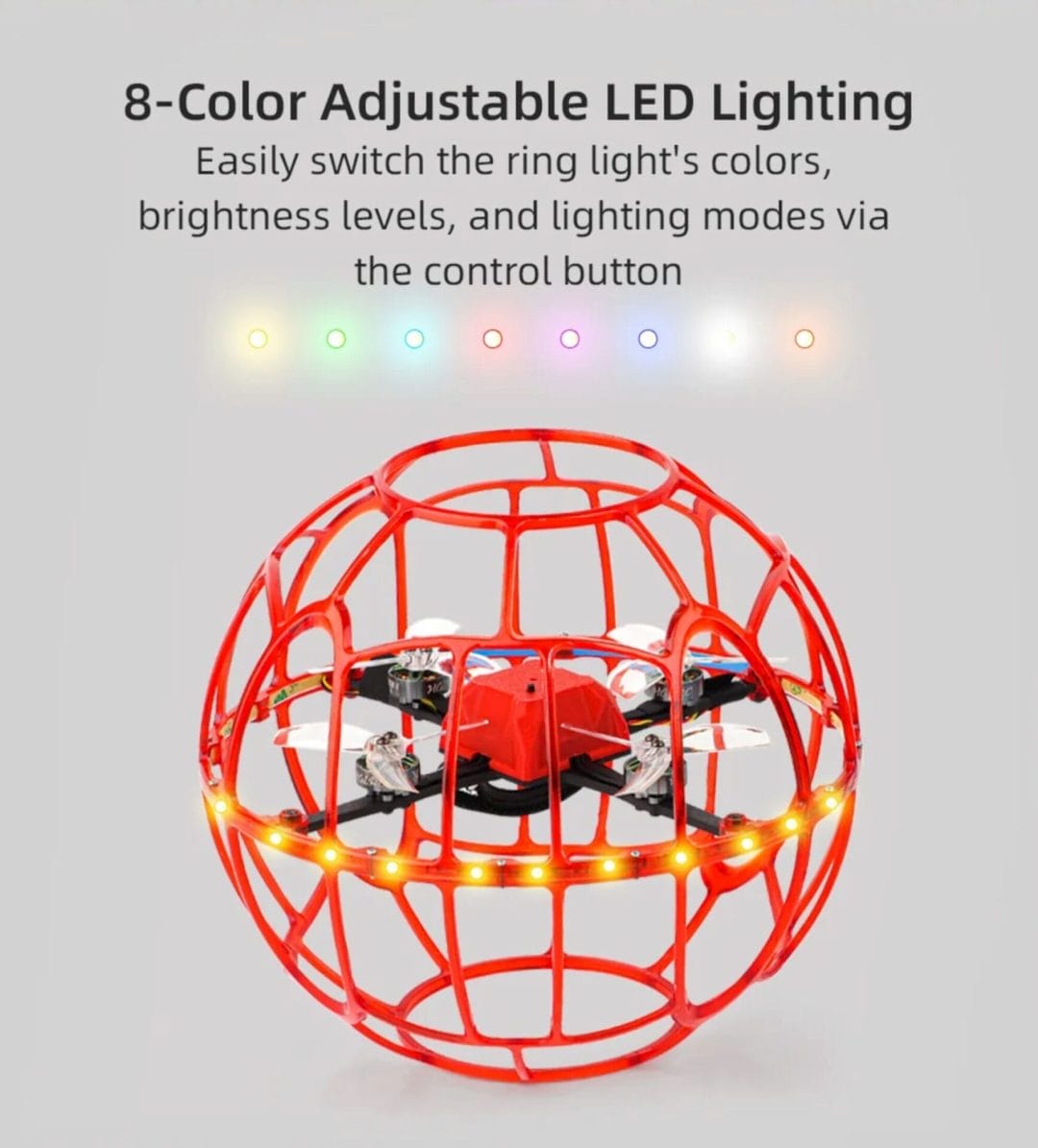 HGLRC D200 Training and Competition Soccer Drone 4S ELRS 2.4G (LOS) 8 hglrc d200 training and competition soccer drone 4s elrs 2 4g los mantisfpv description 03