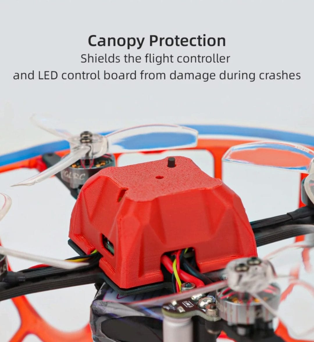 HGLRC D200 Training and Competition Soccer Drone 4S ELRS 2.4G (LOS) 10 hglrc d200 training and competition soccer drone 4s elrs 2 4g los mantisfpv description 05