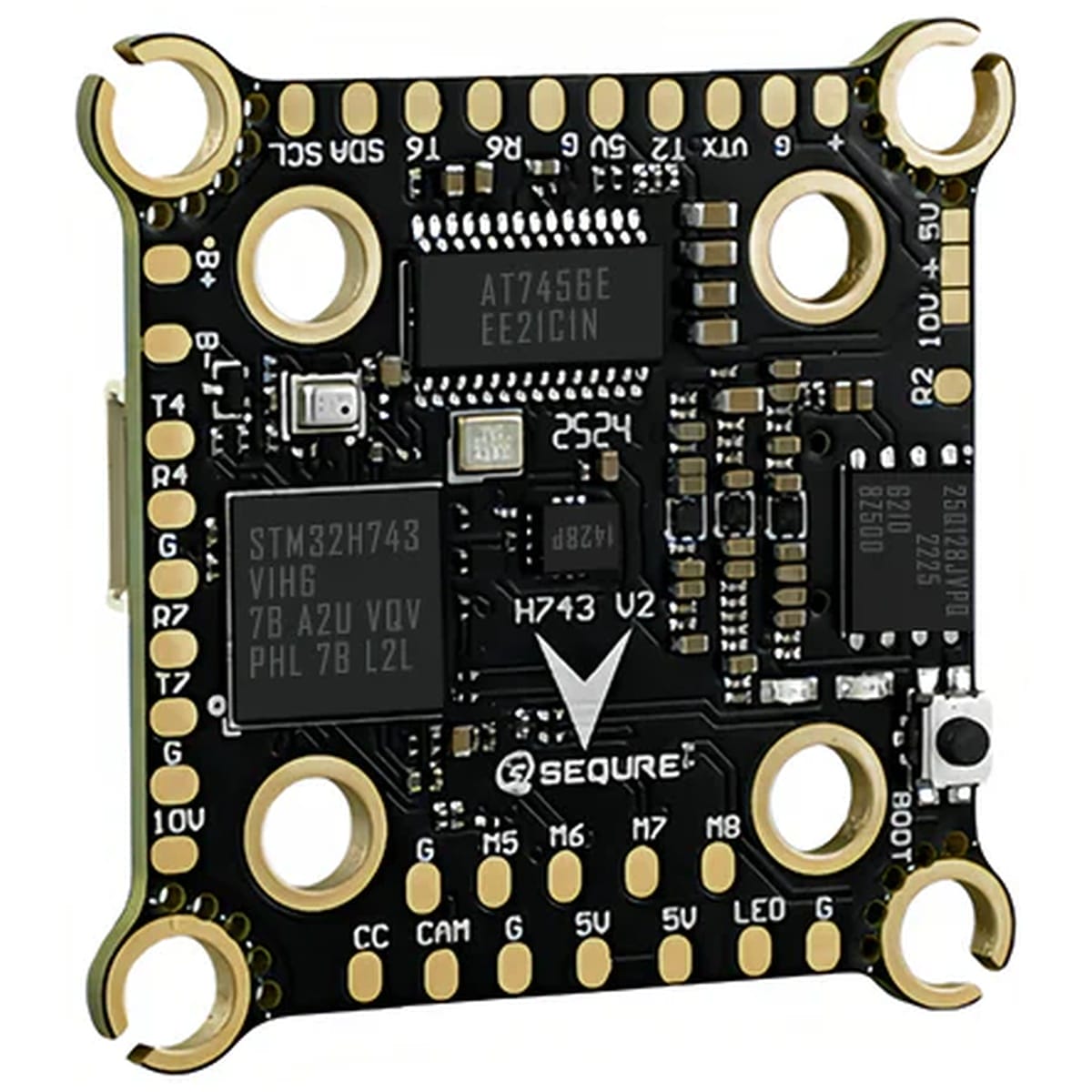 SEQURE H743 V2 ICM42688P 4-8S Dual BEC Flight Controller - MantisFPV